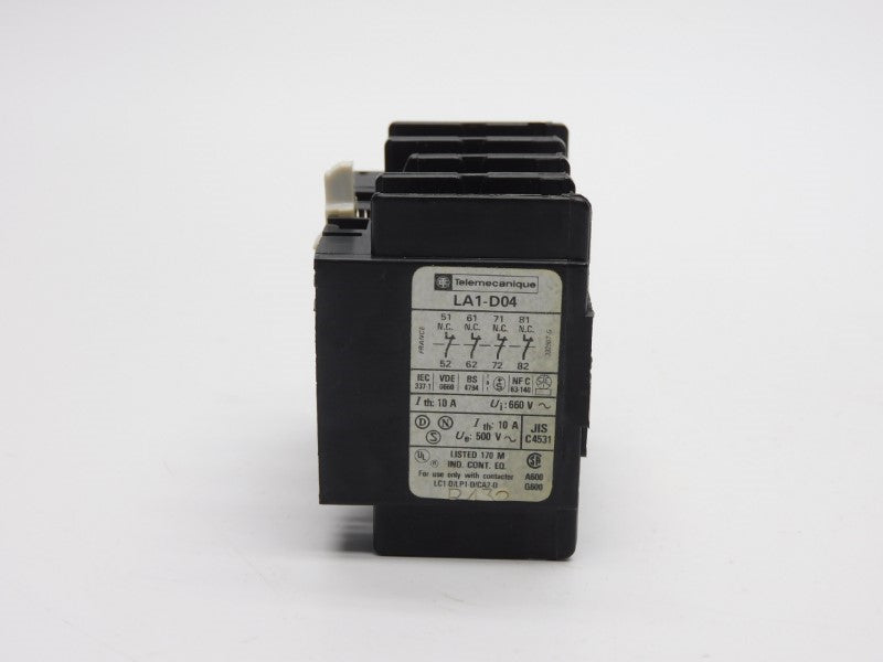 TELEMECANIQUE LA1-D04 660V 10A NSNP