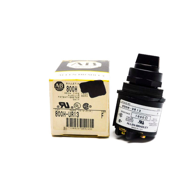 ALLEN BRADLEY 800H-UR13 SER. F 300VAC (BK/YL) NSMP