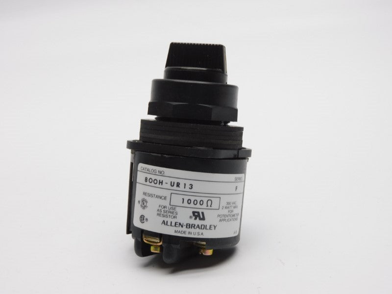 ALLEN BRADLEY 800H-UR13 SER. F 300VAC (BK/YL) NSMP
