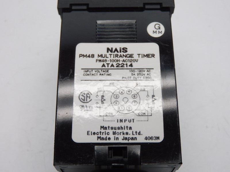 MATSUSHITA PM48-100H-AC120V ATA2214 250VAC 5A NSNP