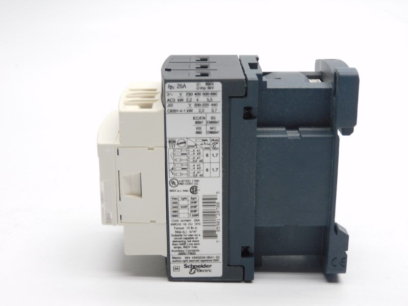 TELEMECANIQUE LC1D09U7 240V 25A NSMP