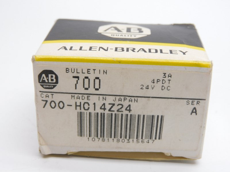 ALLEN BRADLEY 700-HC14Z24 SER. A 24VDC 3A (BK/YL) NSMP