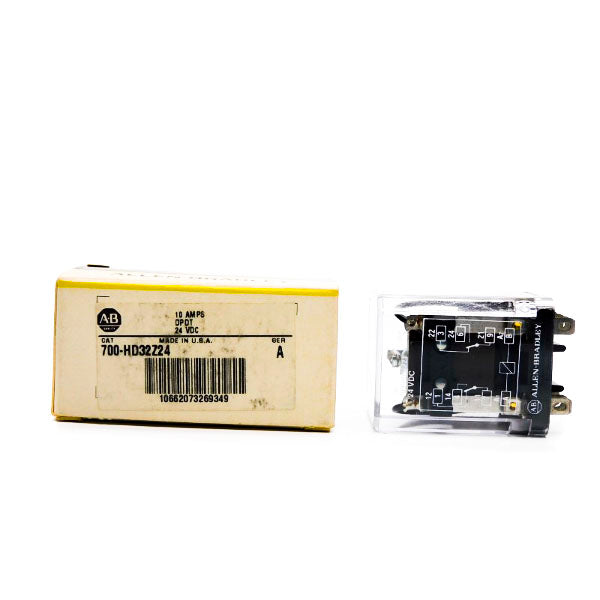 ALLEN BRADLEY 700-HD32Z24 SER. A 24VDC 10A (BK/YL) NSMP