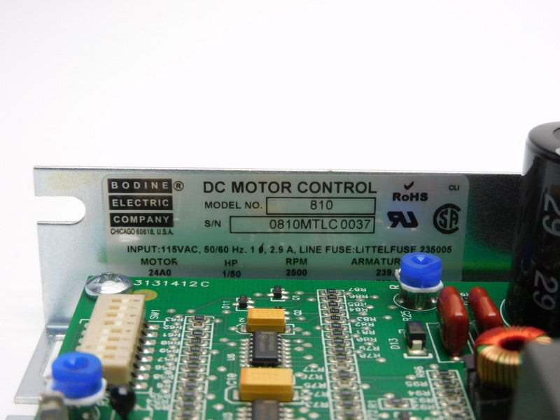 BODINE ELECTRIC 810 115VAC 2.9A NSNP