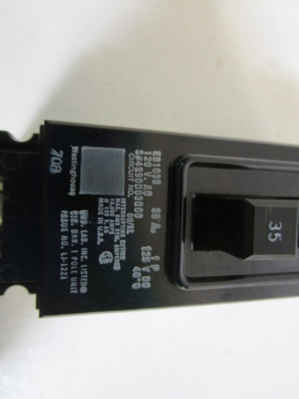 WESTINGHOUSE CIRCUIT BREAKER EB1035 NSMP