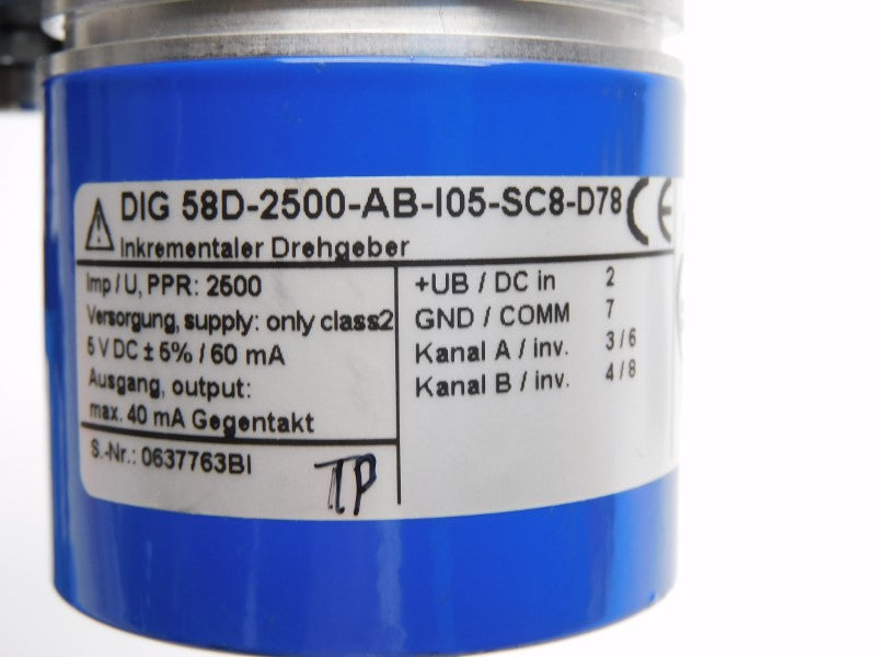 WOLKE DIG58D-2500-AB-I05-SC8-D78 5VDC (AS PICTURED) NSNP