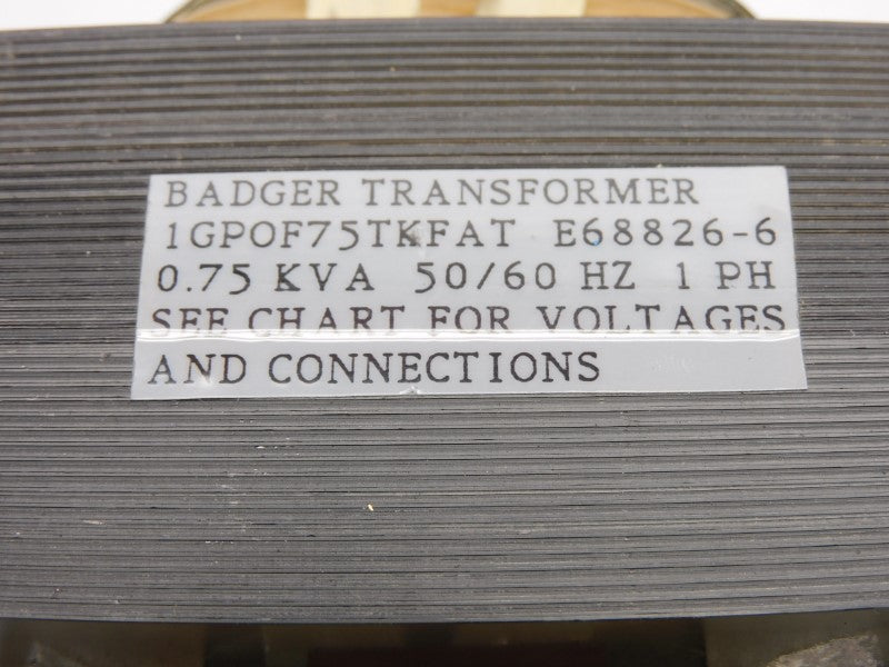 BADGER 1GPOF75TKFAT E68826-6 575V NSNP