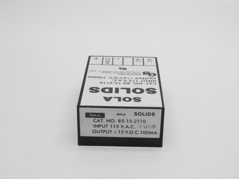 SOLA 85-15-2110 115VAC NSNP