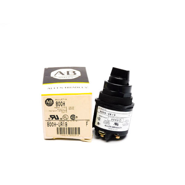 ALLEN BRADLEY 800H-UR19 SER. F 300VAC (BK/YL) NSMP