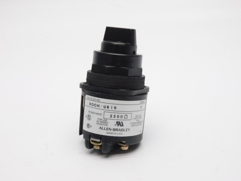 ALLEN BRADLEY 800H-UR19 SER. F 300VAC (BK/YL) NSMP