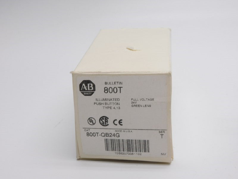 ALLEN BRADLEY 800T-QB24G SER. T 24V (NO BULB) (WH) NSMP