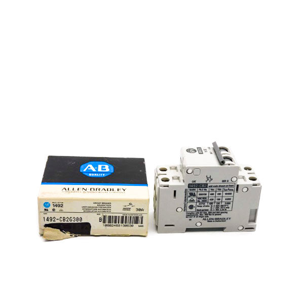 ALLEN BRADLEY 1492-CB2G300 SER. B 480VAC 30A (BK/BL) NSMP