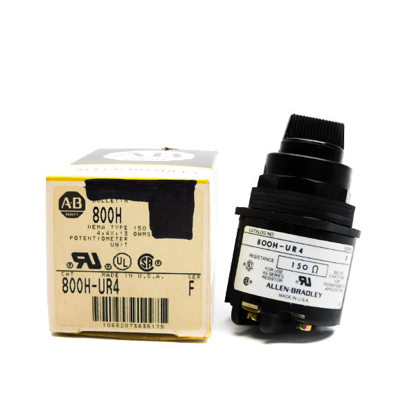 ALLEN BRADLEY 800H-UR4 SER. F 300VAC (BK/YL) NSMP