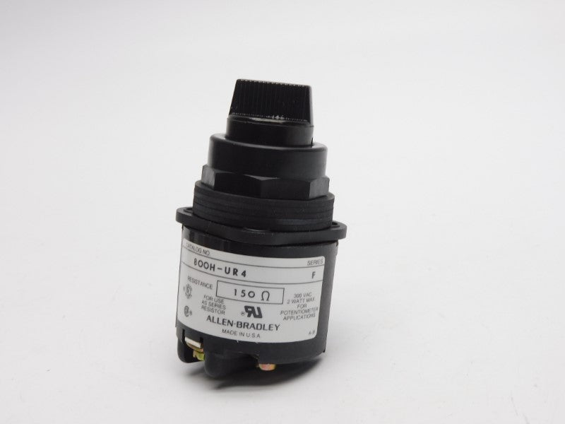 ALLEN BRADLEY 800H-UR4 SER. F 300VAC (BK/YL) NSMP