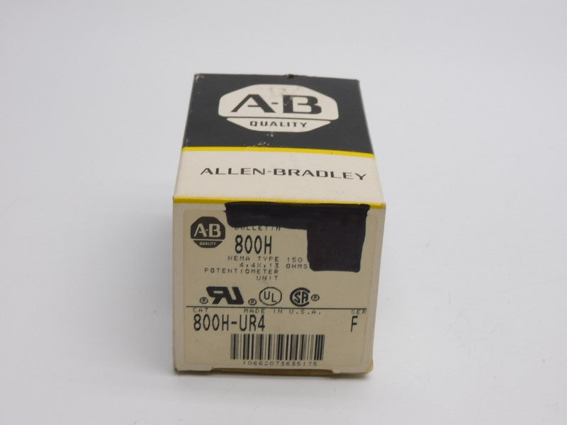 ALLEN BRADLEY 800H-UR4 SER. F 300VAC (BK/YL) NSMP