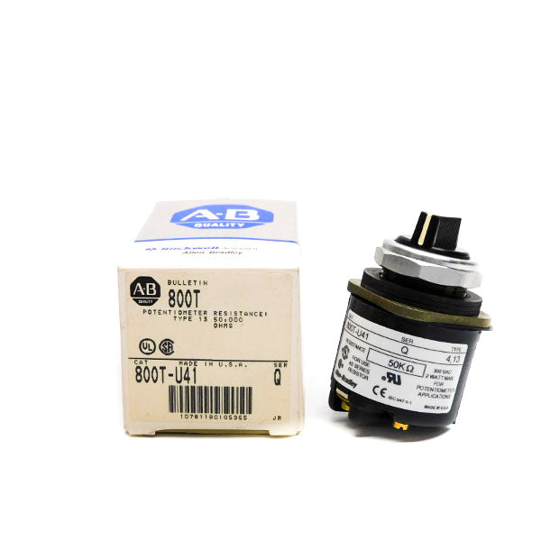 ALLEN BRADLEY 800T-U41 SER. Q 300VAC (GY/BL) NSMP