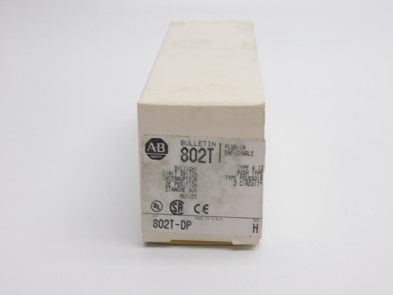 ALLEN BRADLEY 802T-DP SER. H 120-600V 60A (WH) NSMP