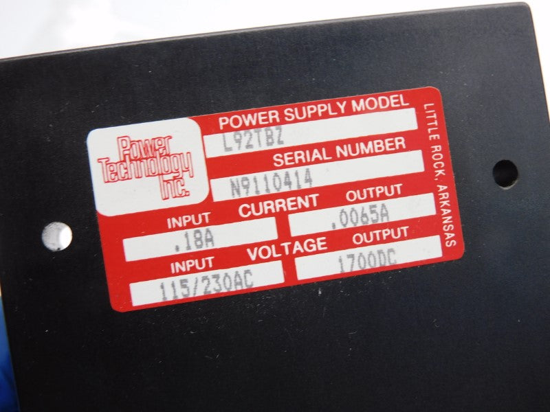 POWER TECHNOLOGY L92TBZ 115/230VAC .18A NSNP