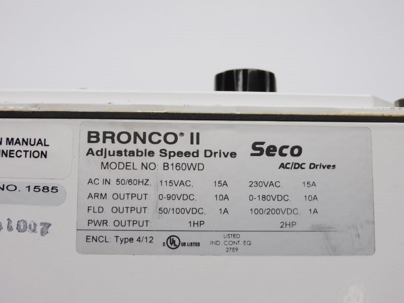 SECP B160WD 230VAC 15A (AS PICTURED) NSNP
