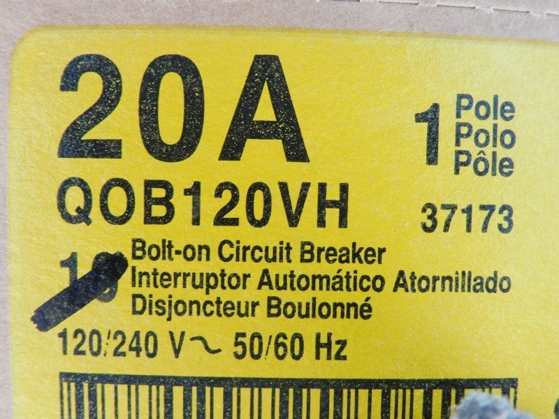 SQUARE D QOB120VH 120/240V 20A NSNP