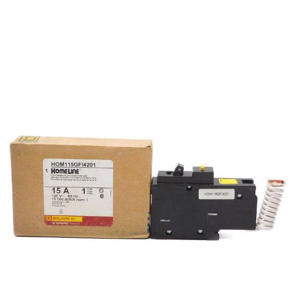 SQUARE D HOM115GFI4201 120V 15A NSMP