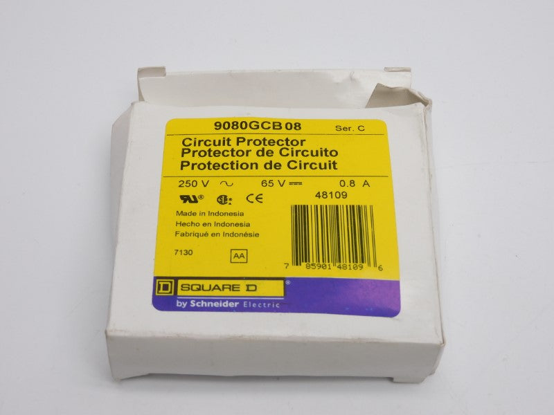 SQUARE D 9080GCB08 SER. C 250V 0.8A NSMP