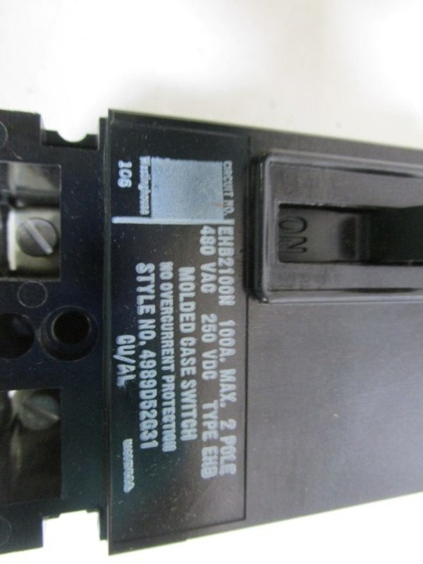 WESTINGHOUSE EHB2100N CIRCUIT BREAKER NSMP