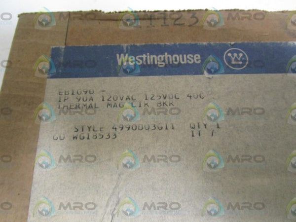 WESTINGHOUSE CIRCUIT BREAKER EB1090 NSMP