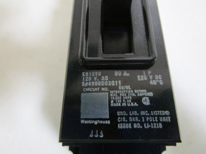 WESTINGHOUSE CIRCUIT BREAKER EB1090 NSMP
