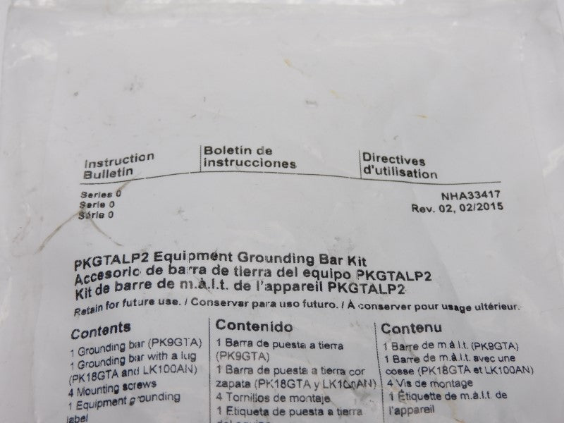 SQUARE D PKGTALP2 SER. 0 NSMP