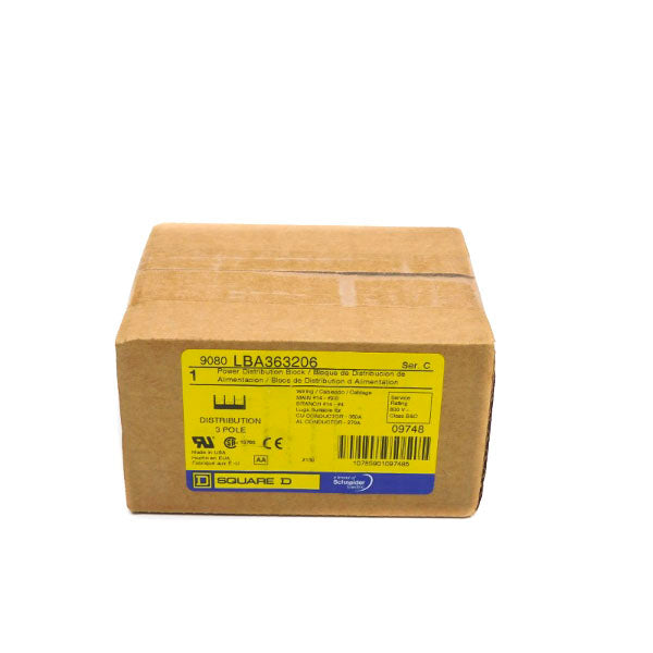 SQUARE D 9080LBA363206 SER. C 600V 350A NSFS