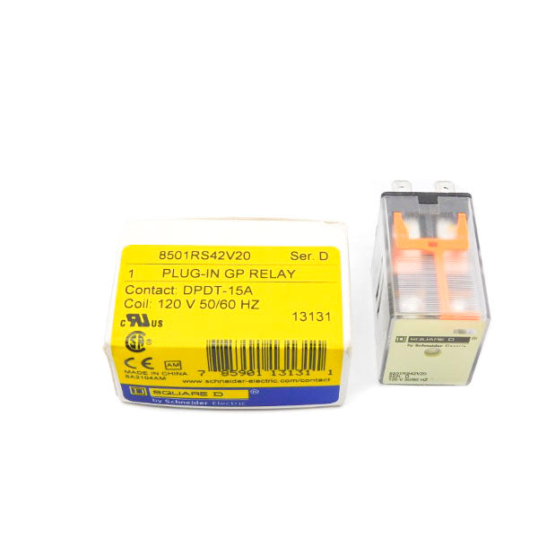 SQUARE D 8501RS42V20 SER. D 120V 15A NSMP