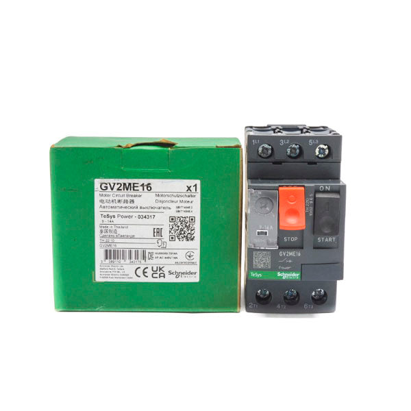 SCHNEIDER ELECTRIC GV2ME16 690V 9-14A (GREEN) NSMP