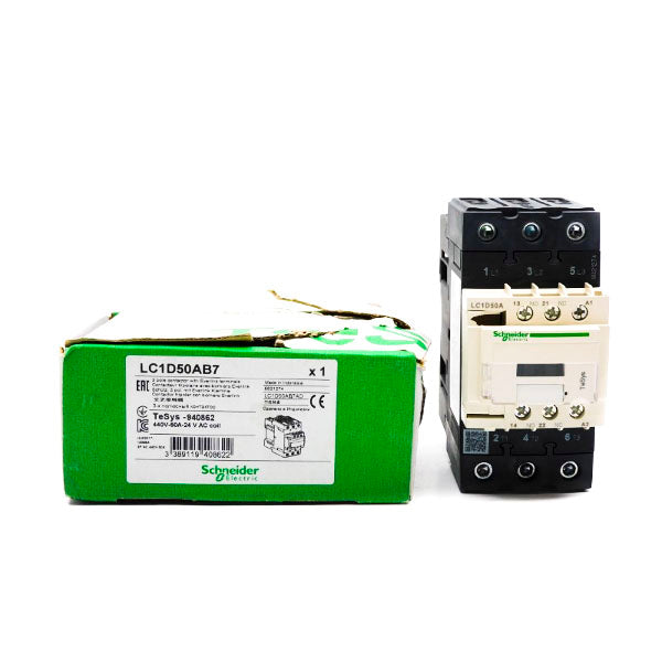 SCHNEIDER ELECTRIC LC1D50AB7 24V 50A (AS PICTURED) NSMP