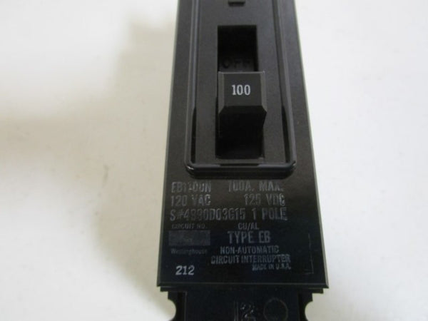 WESTINGHOUSE CIRCUIT BREAKER EB1100N NSNP