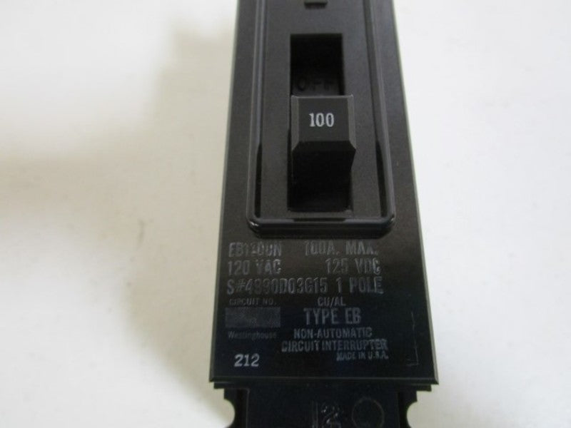 WESTINGHOUSE CIRCUIT BREAKER EB1100N NSNP
