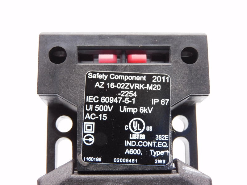 SCHMERSAL AZ16-02ZVRK-M20-2254 500V (NO KEY) NSNP
