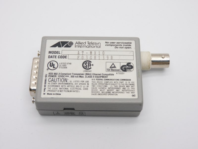 ALLIED TELESYN AT-MX10 12VDC NSNP