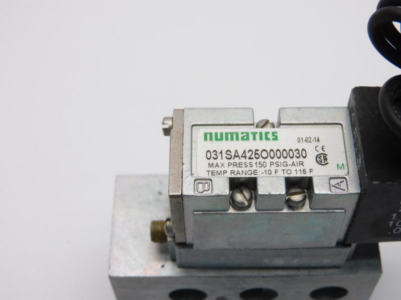 NUMATICS 031SA425O000030 100-115/110-120V .06A 150PSI (AS PICTURED) NSNP