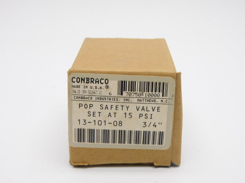 CONBRACO 13-101-08 15PSI 3/4" NSMP