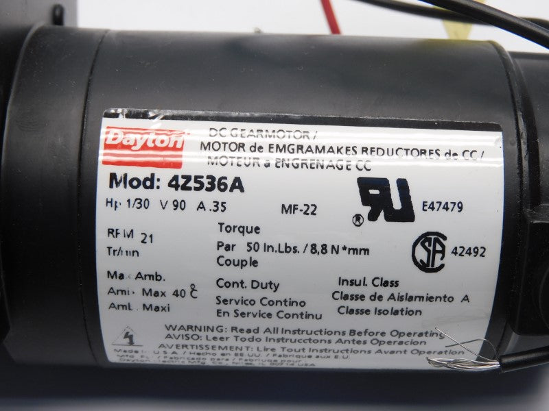DAYTON 4Z536A 90V .35A NSNP
