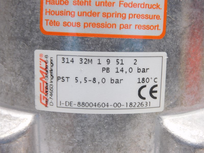 GEMU 31432M19512 1-1/4" NSNP