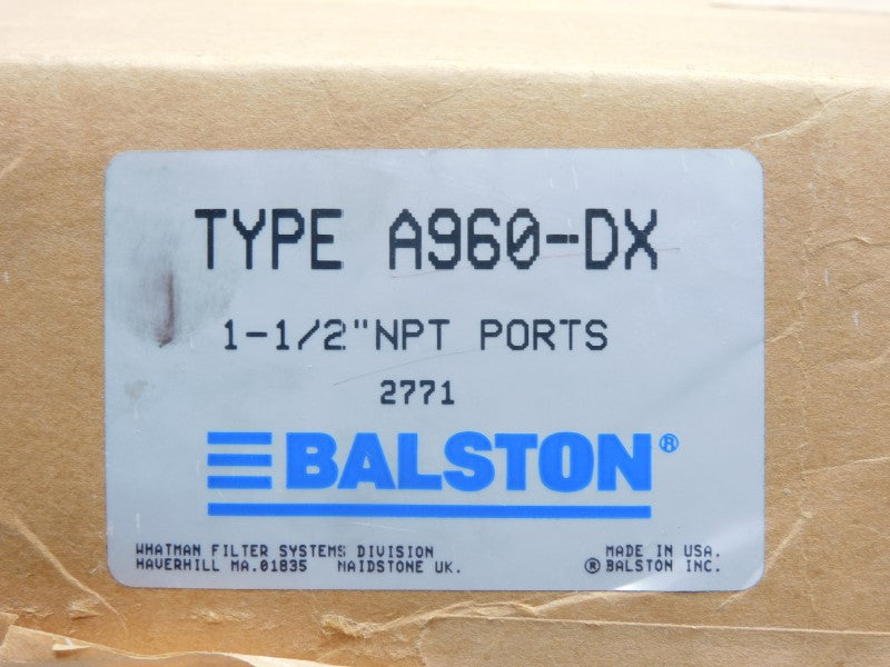 BALSTON A960-DX 1-1/2" 250PSI NSMP