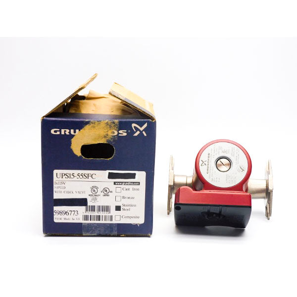 GRUNDFOS 59896773 UPS15-55SFC 115V 0.75A NSMP