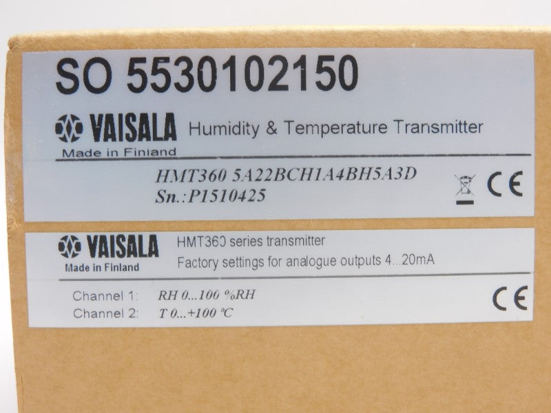 VAISALA HMT3605AA22BCH1A4BH5A3D NSMP