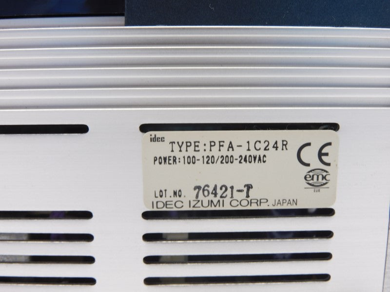IDEC PFA-1C24RE 100-120/200-240VAC 1A NSMP