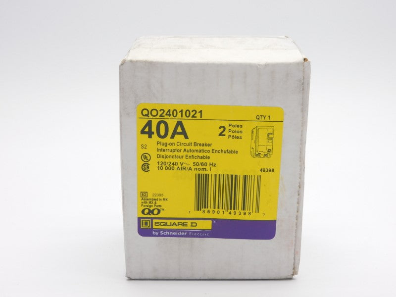 SQUARE D QO2401021 120/240V 40A NSFS
