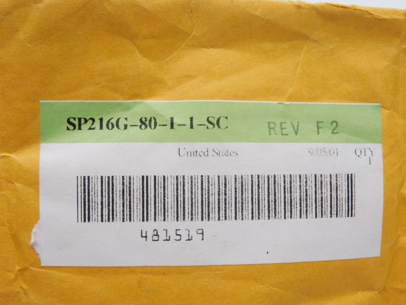 SEAL SP216G-80-1-1-SC REV. F2 NSMP