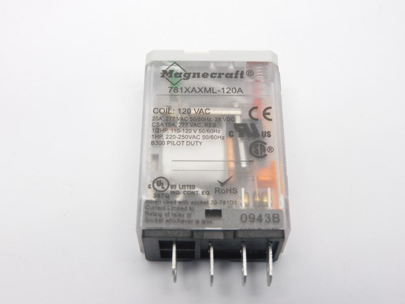 MAGNECRAFT 781XAXML-120A 120VAC 20A NSNP