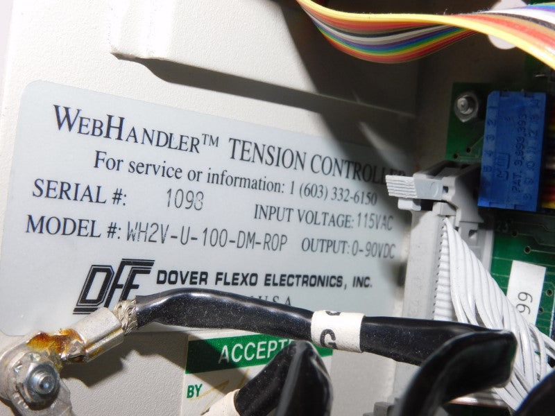DOVER FLEXO ELECTRONICS WH2V-U-100-DM-ROP 115VAC NSNP